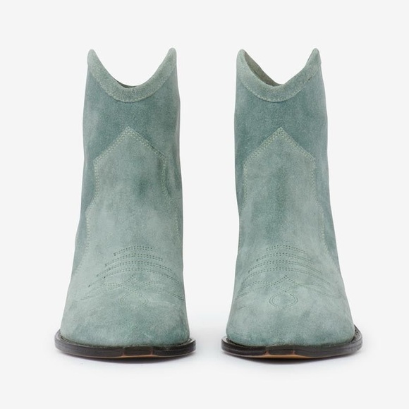 NIB Isabel Marant Darizo Ankle booties in Sea Green size 36 - Picture 9 of 17
